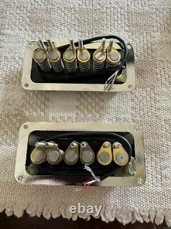 Genuine Gretsch DynaSonic Neck Bridge Pickup Set NICKEL Finish USA Made #132