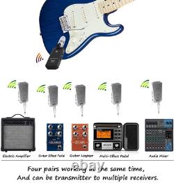 Getaria 5.8Ghz Wireless Guitar System Guitar Transmitter Receiver Set 4