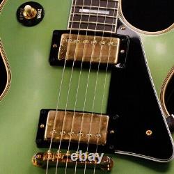 Gibson Custom Shop 1968 Les Paul Custom VOS All Inverness Green Electric Guitar