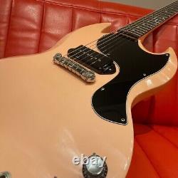 Gibson Custom Shop 63 SG Junior VOS Lightning Bar Antique Shell Pink CME #GG6il