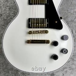 Gibson Custom Shop Les Paul Custom Ebony Fingerboard Gloss Alpine White #GG6zu