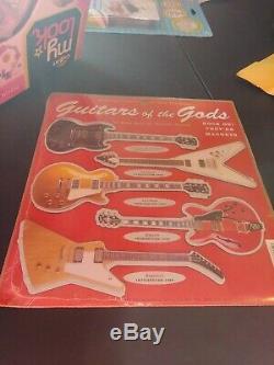 Gibson Guitars of the Gods Vintage 1996 Magnet Set Les Paul Flying V New