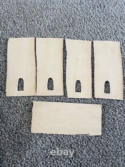 Gibson Les Paul Headstock SETS Veneer Made from Holly