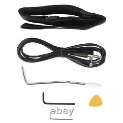 Glarry Strat-styled Electric Guitar Set Black Bag+Tool+Pick+Lead+Strap UK Stock