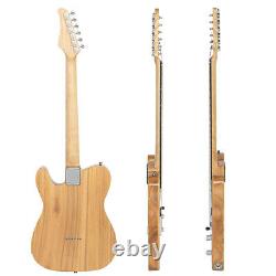 Glarry Tele-style Electric Guitar Rosewood F-board Semi-Hollow Set Tool UK Stock