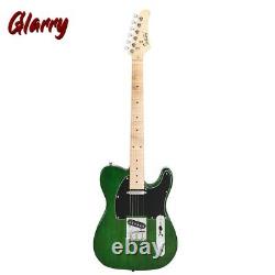 Glarry Tele-styled Electric Guitar Maple F-board Solid Set & Tool UK Stock Green