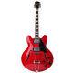 Gloss 6-string Electric Guitar Rosewood Fingerboard Semi-hollow Mahogany Body