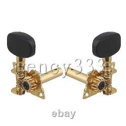 Gold 2R2L Stianless Steel UKULELE Guitar String Tuning Pegs Twill Replace