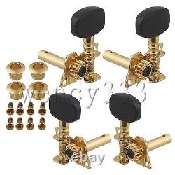 Gold 2R2L Stianless Steel UKULELE Guitar String Tuning Pegs Twill Replace