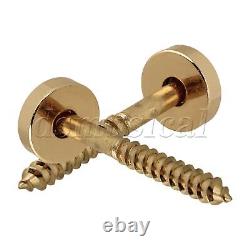 Gold Neck Joint Bushings And Bolts For Electric Guitar Pack of 4