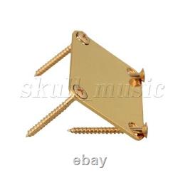 Gold Neck Plate with Screw for Guitar