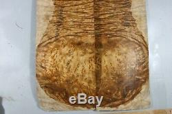Golden Camphor Wood burl Bookmatch Guitar Top Set Luthier-ONE AND ONLY 7186