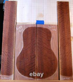 Gorgeous curly eastern black walnut tonewood guitar luthier set back and sides