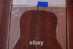 Gorgeous curly eastern black walnut tonewood guitar luthier set back and sides