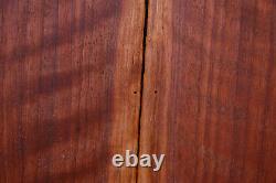 Gorgeous curly eastern black walnut tonewood guitar luthier set back and sides