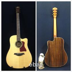 Gosila CS801310/CEQ Solid Spruce Top Electric-Acoustic Guitar, Fishman Presys EQ