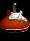 Great Playing-action-new Set Up-trans-amber Up Grade King Electric Guitar