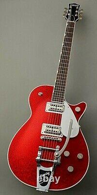 Gretsch G6129T Players Edition Jet FT with Bigsby Red Sparkle MIJ, g0465