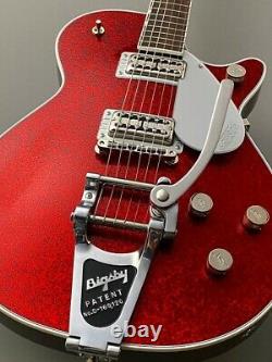 Gretsch G6129T Players Edition Jet FT with Bigsby Red Sparkle MIJ, g0465