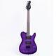 Grote Tele Set-in Electric Guitar With Locking Tuners (purple)
