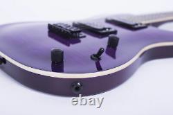 Grote Tele Set-in Electric Guitar With locking tuners (purple)