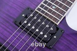 Grote Tele Set-in Electric Guitar With locking tuners (purple)