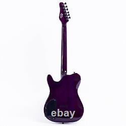 Grote Tele Set-in Electric Guitar With locking tuners (purple)