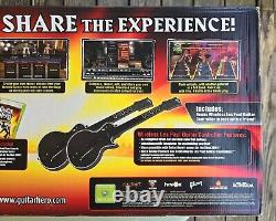 Guitar Hero World Tour Dual Les Paul Guitar Set XBOX 360 NIB