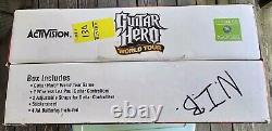 Guitar Hero World Tour Dual Les Paul Guitar Set XBOX 360 NIB