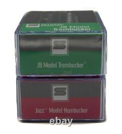 Guitar Pickup Set JB TB-4 Trembucker & Jazz SH-2n Humbucker BLACK NEW