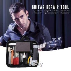 Guitars Repair Maintenance Tool Set Guitar Toolkit with Grinding Fret File NEW