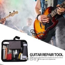 Guitars Repair Maintenance Tool Set Guitar Toolkit with Grinding Fret File NEW