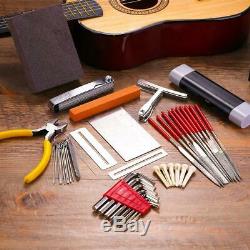 Guitars Repair Maintenance Tool Set Guitar Toolkit with Grinding Fret File NEW