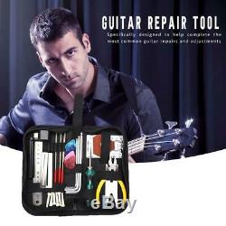 Guitars Repair Maintenance Tool Set Guitar Toolkit with String Cutter Ruler NEW