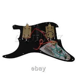 HSH ASSEMBLY SCRATCHPLATE Black FOR H-S-H ELECTRIC GUITAR