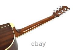 Haze 40 OM Shaped All-Mahogany Electro-Acoustic Guitar +Free Bag F-561TBCEQ