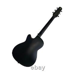 Haze Acoustic/Classical Guitar, Spalted Maple Veneer, Round-Back, HSDP836CGC