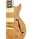 Haze E239gc Semi-hollow Body Electric Guitar With Spalted Maple Veneer+ Free Bag