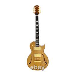 Haze E239GC Semi-Hollow Body Electric Guitar with Spalted Maple Veneer+ Free Bag