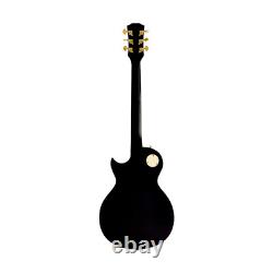 Haze E239GC Semi-Hollow Body Electric Guitar with Spalted Maple Veneer+ Free Bag