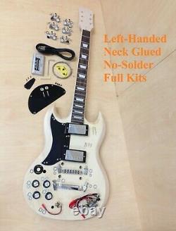 Haze Left-Handed Complete NO-SOLDERING, Set Neck Electric Guitar DIY. E-240DIYLH
