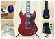 Haze Vintage Double Cutaway, Cherry Red Electric Guitar Withfree Gig Bag Seg-275tr