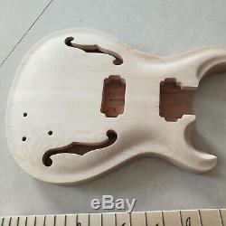 High-grade Unfinished 1 set electric guitar body and neck for PRS style