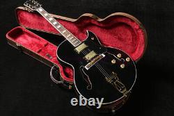 Hollow Body Byrdland Electric Guitar F Hole Archtop Jazz 596 Scale Glossy Black