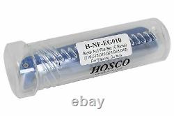 Hosco Compact Black Electric Guitar 010-046 Nut File Set with Aluminum Holder