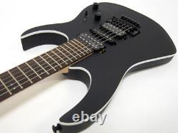 Ibanez RG370ZB WK Electric Guitar Weathered Black with gig bag