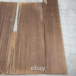 Indian Rosewood Acoustic Guitar Book-matched Tonewood Back And Sides Build Set