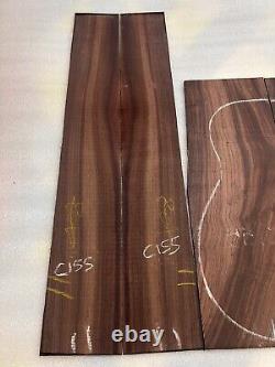 Indian Rosewood Back And Side Set Figured Grains Free Shipping