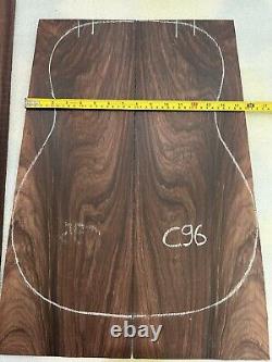 Indian Rosewood Back And Side Set Figured Grains Free Shipping