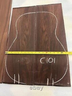 Indian Rosewood Back And Side Set Figured Grains Free Shipping